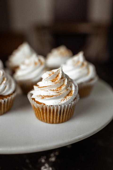 Pumpkin Chocolate Chip Cupcakes 12ct | Wild Iris Coffeehouse & Bakery