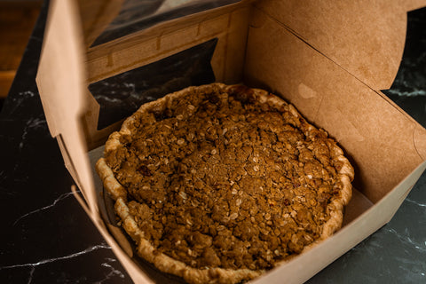 Apple Cranberry Pie & Crumble Topping | Wild Iris Coffeehouse & Bakery