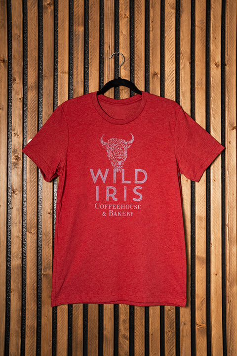 Wild Iris Coffeehouse Original Bison Design _ Unisex T-Shirt