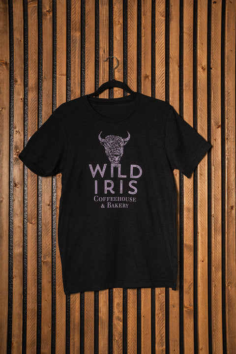 Wild Iris Coffeehouse Original Bison Design _ Unisex T-Shirt