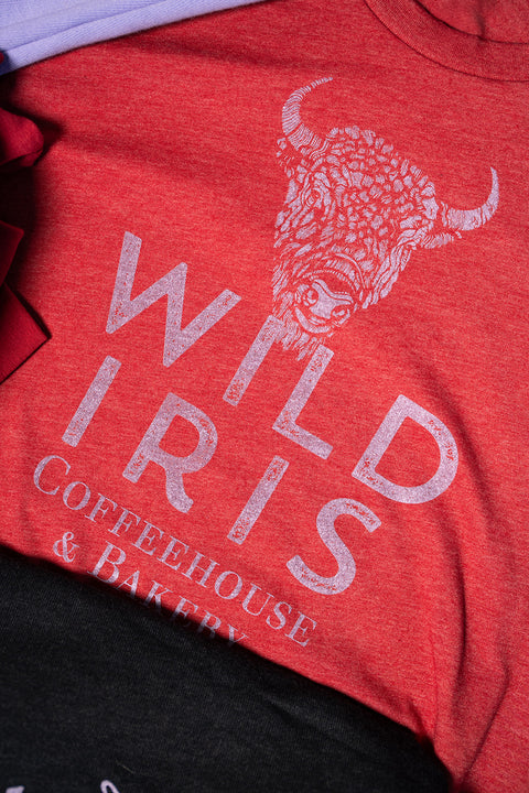 Wild Iris Coffeehouse Original Bison Design _ Unisex T-Shirt