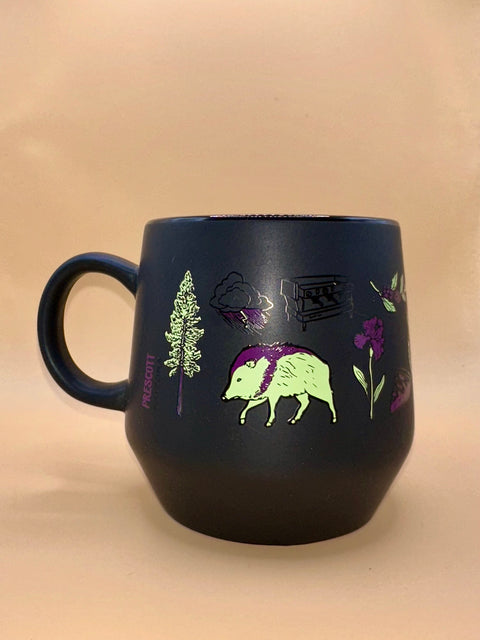 Wild Iris + Arizona 16 oz Coffee Ceramic Cups