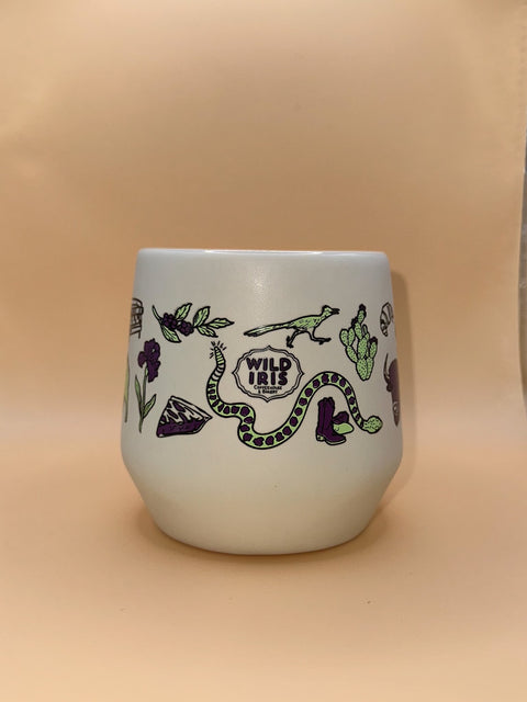 Wild Iris + Arizona 16 oz Coffee Ceramic Cups