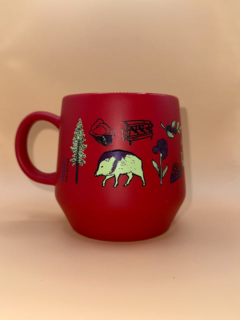 Wild Iris + Arizona 16 oz Coffee Ceramic Cups