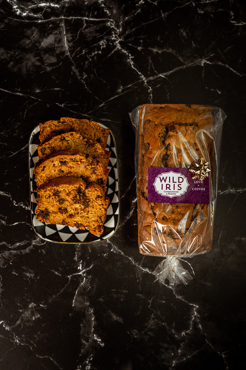 Pumpkin Chocolate Chip Loaf | Wild Iris Coffeehouse & Bakery