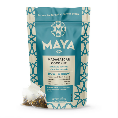 Madagascar Coconut White Tea Sachets