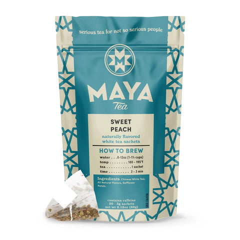 Sweet White Peach Tea Sachets